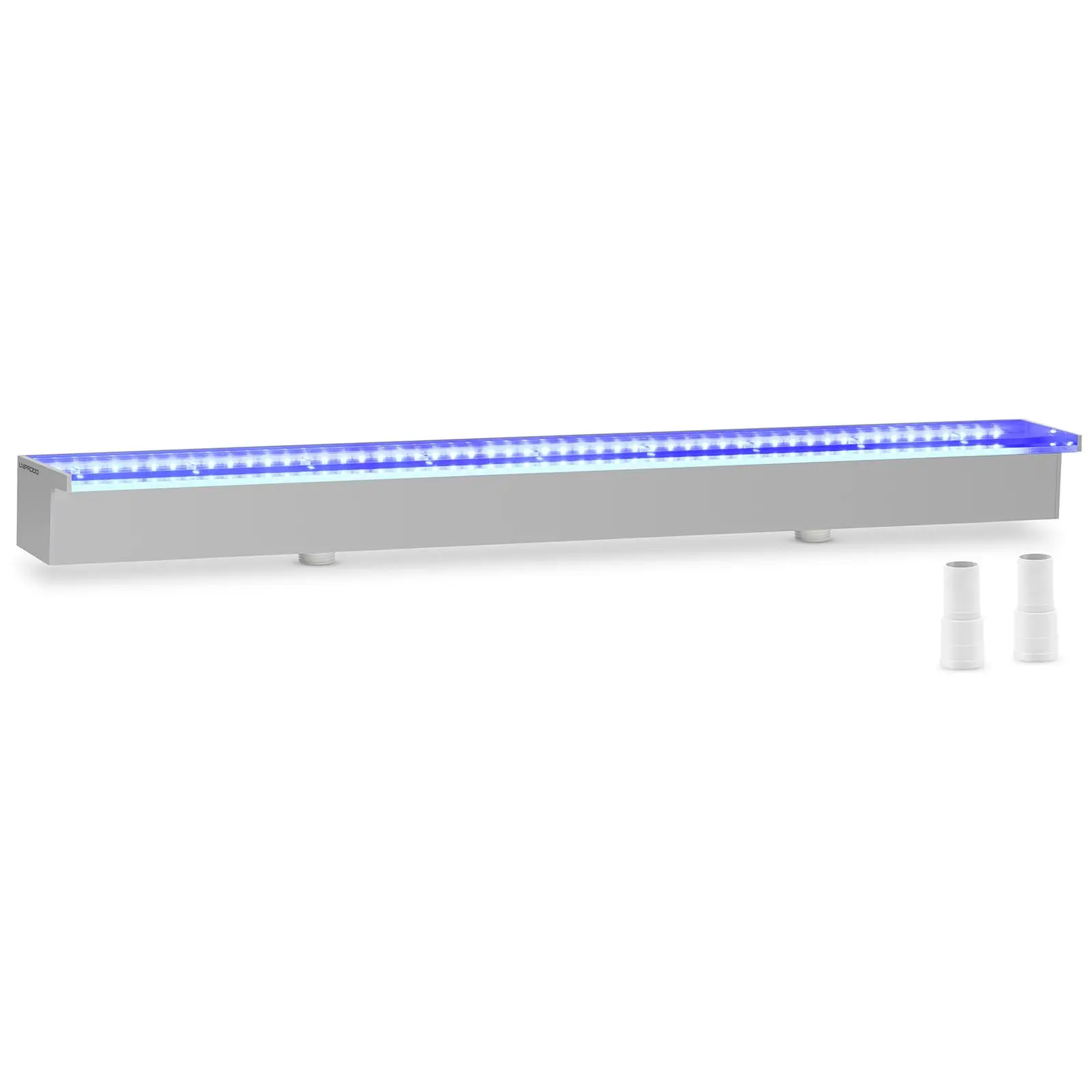 Prenapetostni tuš - 90 cm - LED osvetlitev - modra / bela