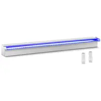 Medence szökőkút - 90 cm - LED világítás - kék / fehér - nyitott vízkifolyó