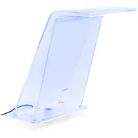 Wylewka wodospadowa - 45 cm - oświetlenie LED - niebieski/biały