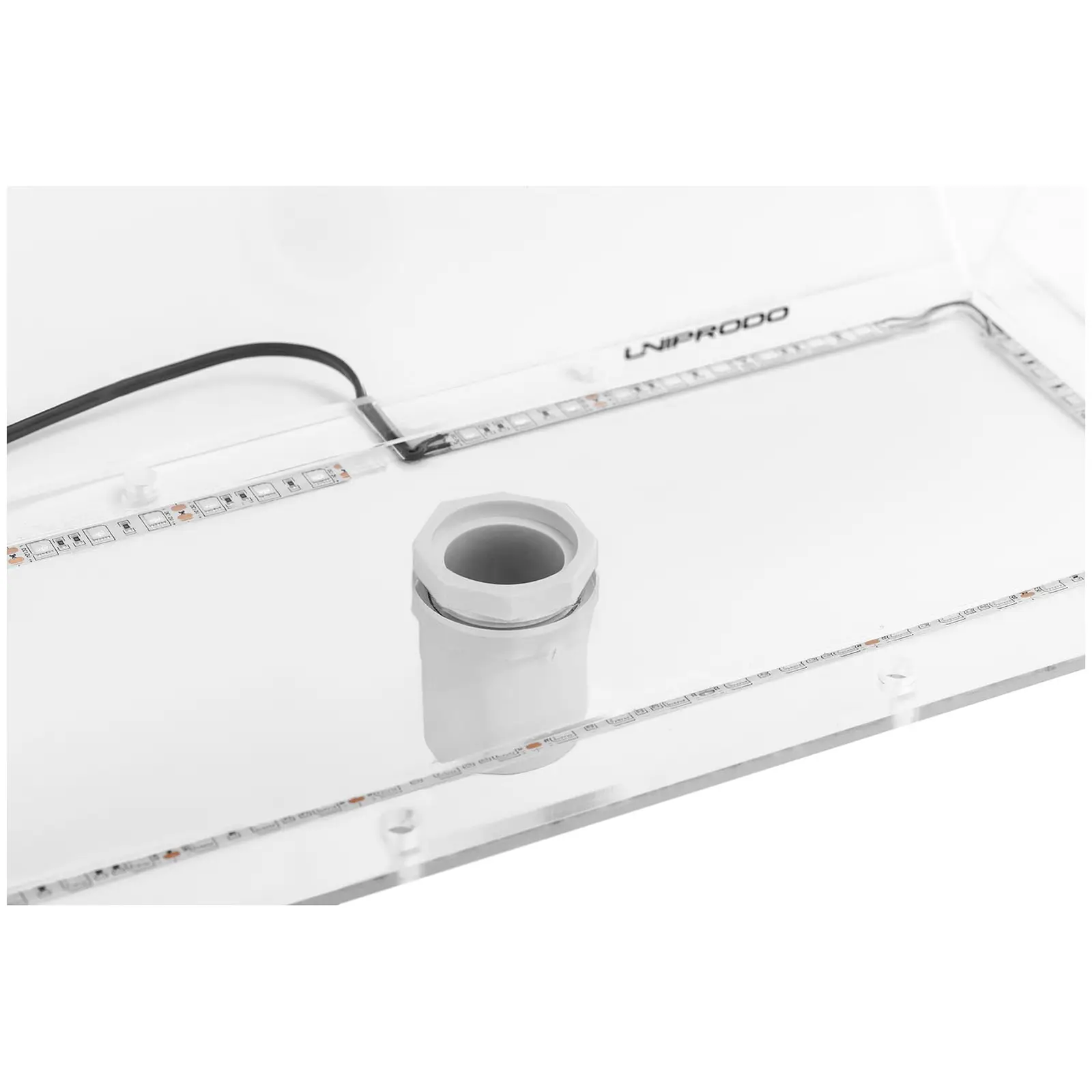 Vesiputoussuihku - 45 cm - LED-valaistus - sininen / valkoinen (Taajuus [Hz]: 50)