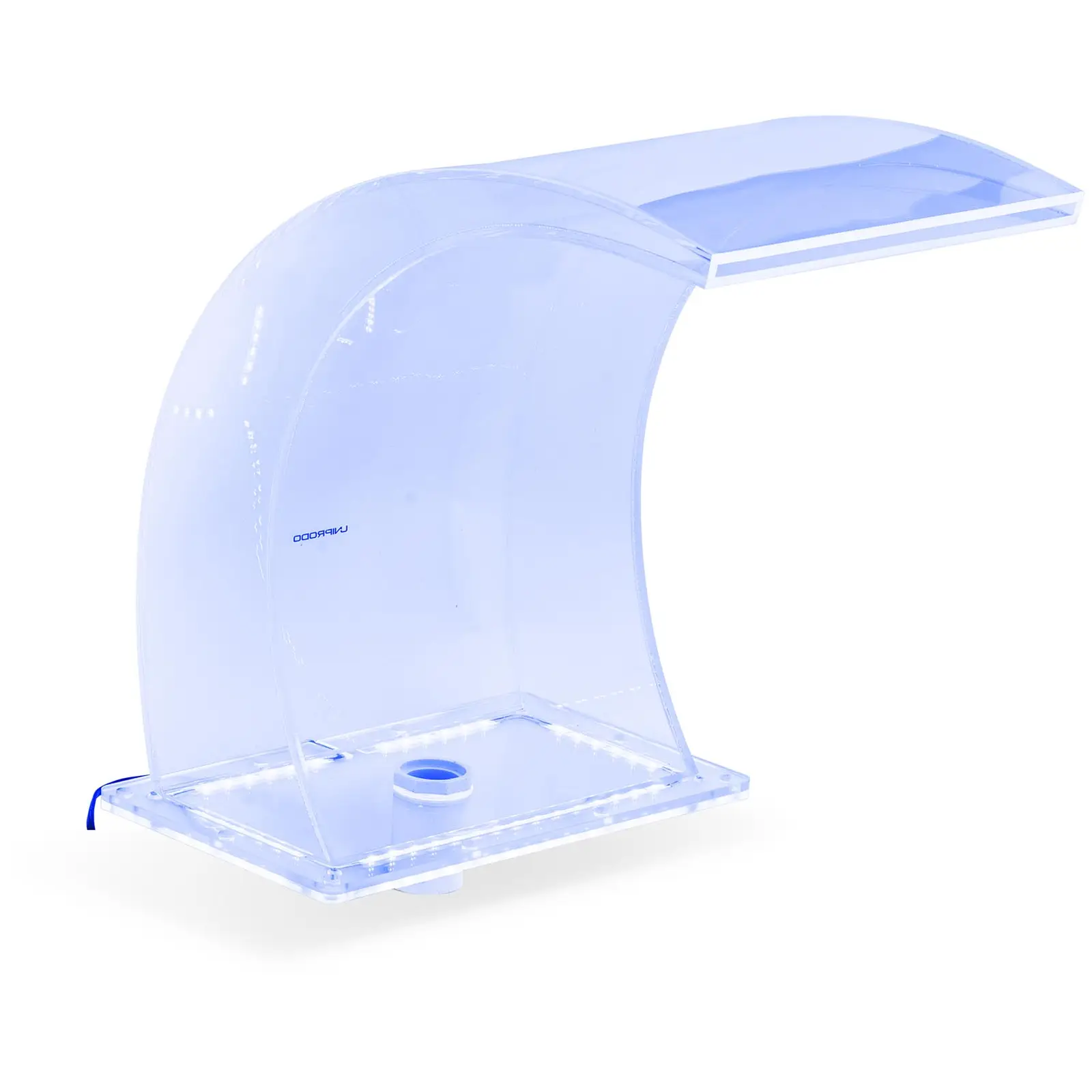 Chrlič vody 33 cm LED osvětlení modrá/bílá barva - Chrliče vody Uniprodo