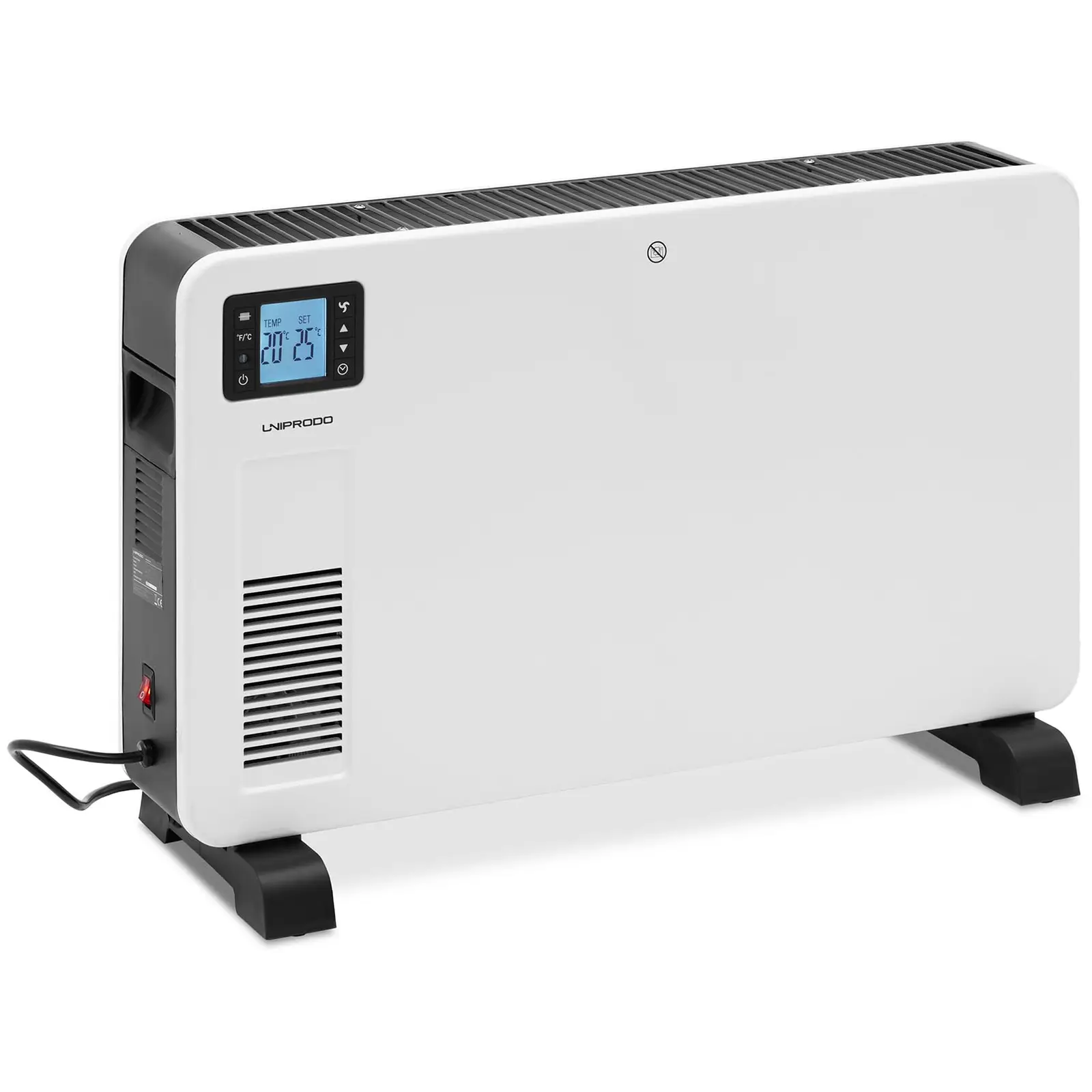 Convectorverwarming - voor 25 m² - 2300 W - timer - LCD - afstandsbediening