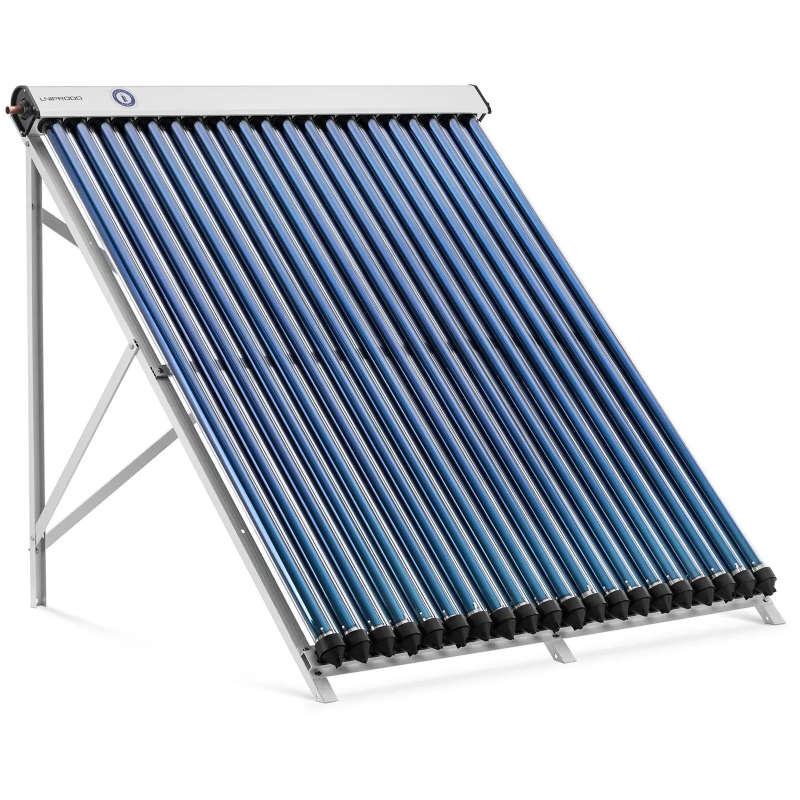 Evakuert Solar Tube Collector - Solvarme - 20 Rør - 160 til 200 L - 1.6 m² - -45 - 90 °C