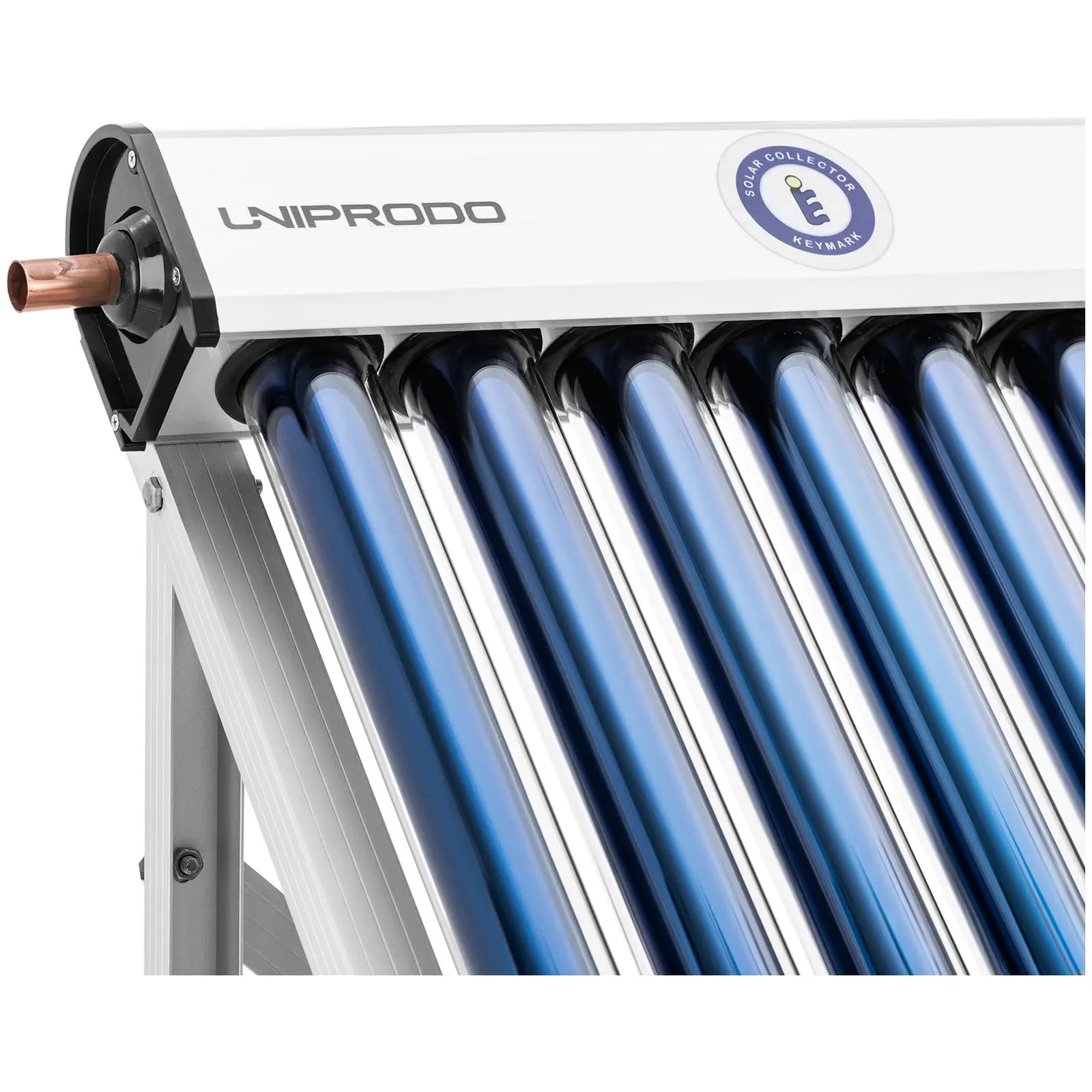 Capteur solaire à tubes sous vide - solaire thermique - 24 tubes - 200 - 240 L - 1.92 m² - -45 à 90 °C (Zone couverte: 1.92 m²)