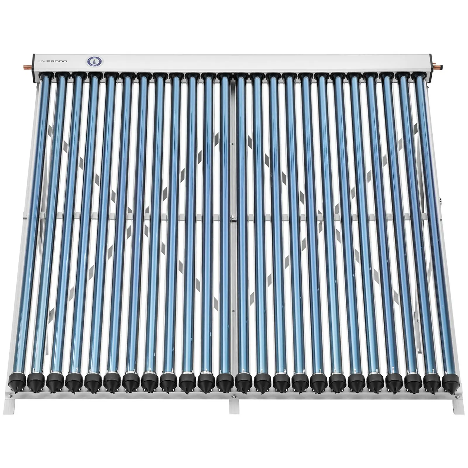 Capteur solaire à tubes sous vide - solaire thermique - 24 tubes - 200 - 240 L - 1.92 m² - -45 à 90 °C (Matériau(x): Aluminium)