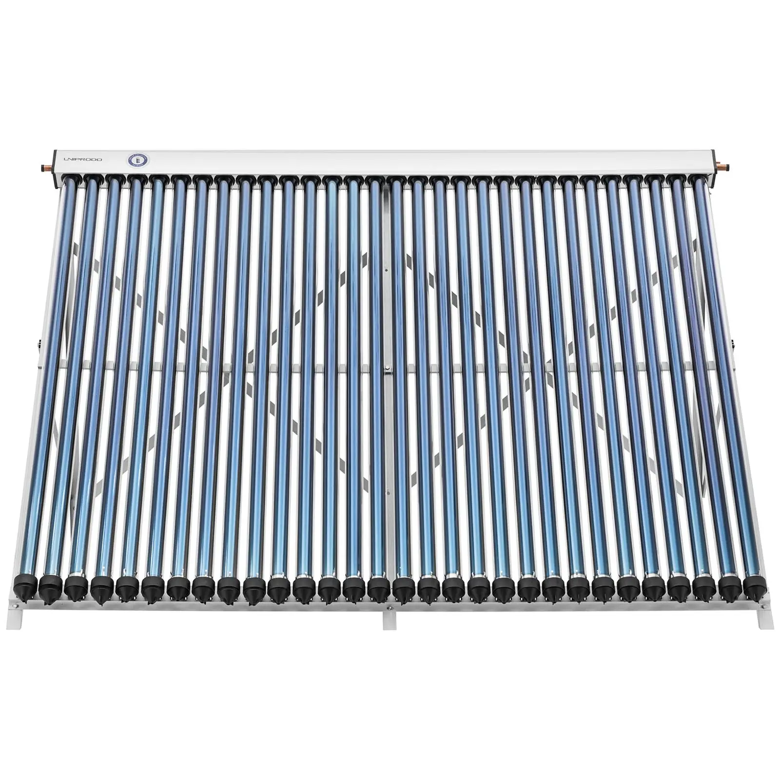 Evakuert Solar Tube Collector - Solvarme - 30 Rør - 250 - 300 L - 2.4 m² - -45 - 90 °C