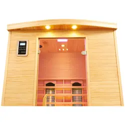 Infrarød sauna - 5 varmelamper i fuldt spektrum - 2 personer - 2100 W - 15 til 65 °C