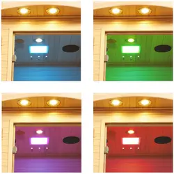 Sauna infrarouge - 3 émetteurs à spectre complet - 1 personne - 1 450 W - 18-60 °C