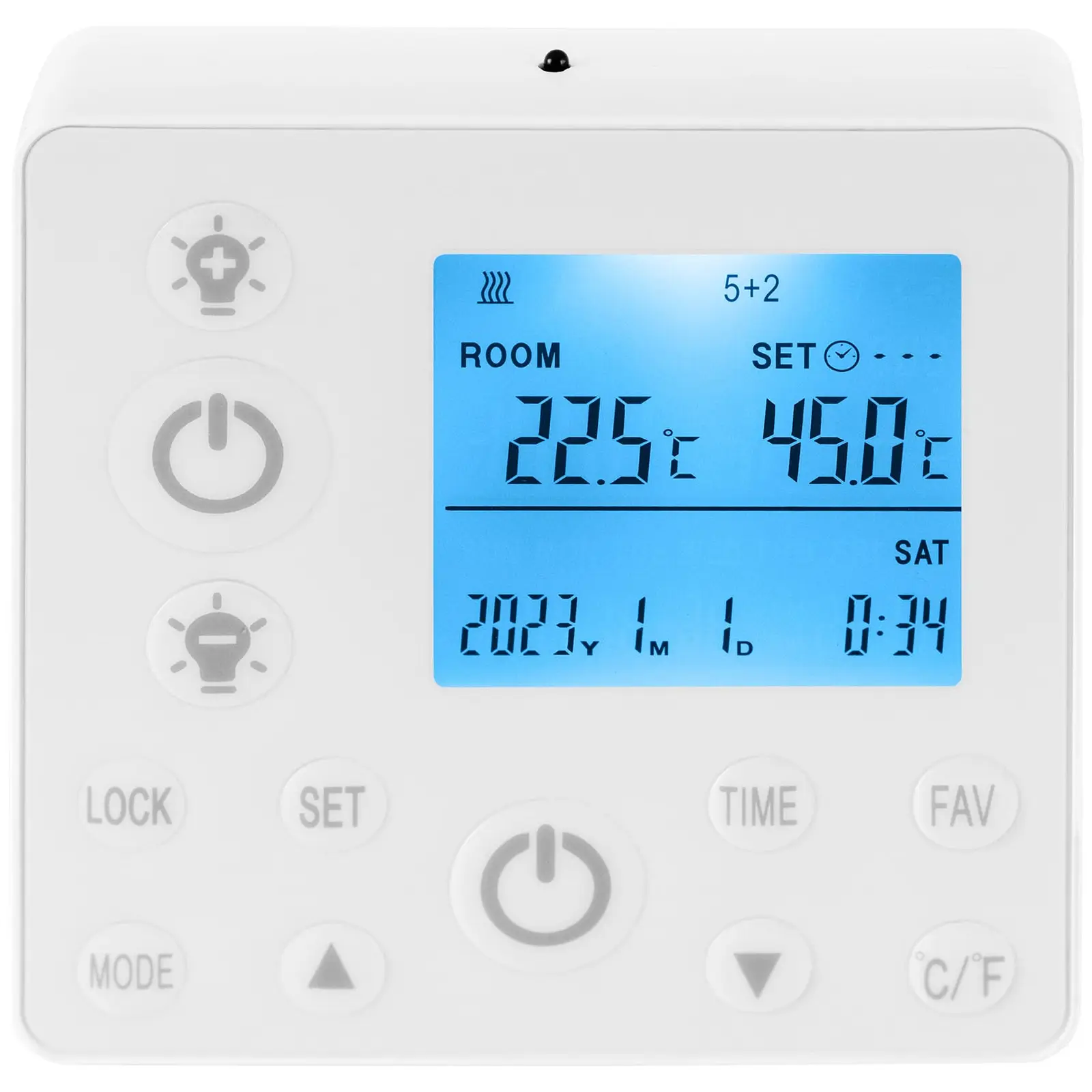 Infrapanel na strop s LED osvětlením - 370 W