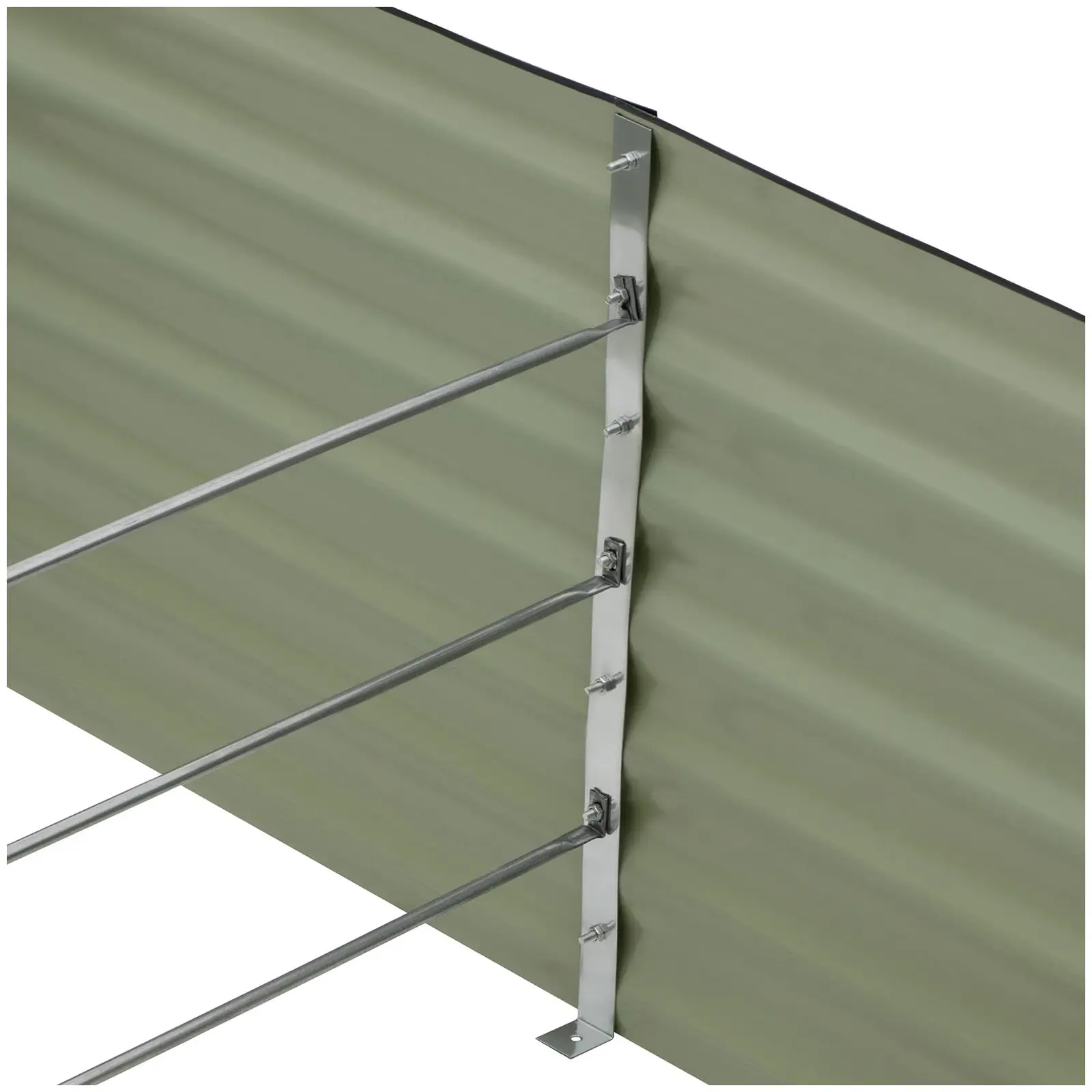 Metal Raised Garden Bed - 180 x 60 x 90 cm - steel (galvanised)
