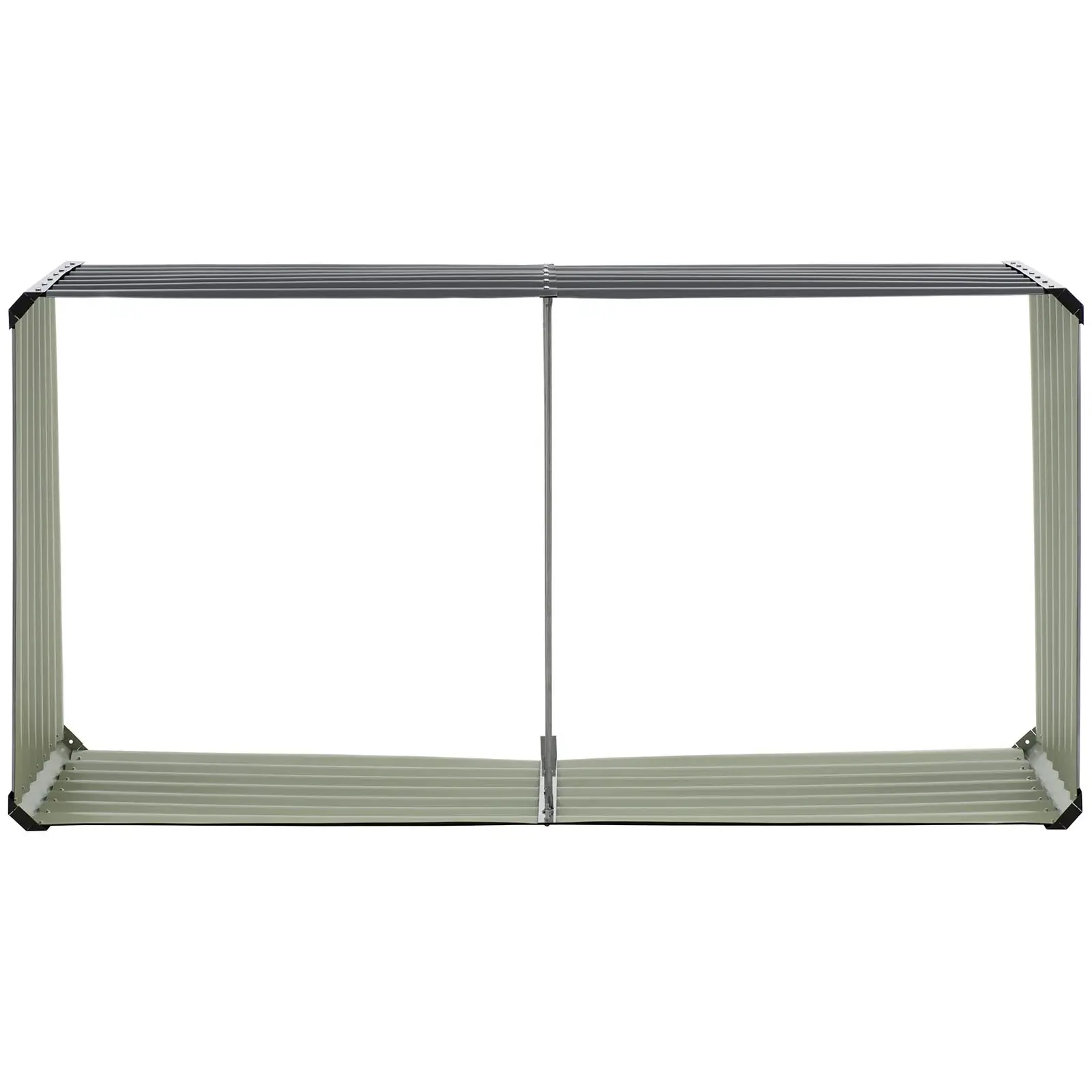 Metal Raised Garden Bed - 180 x 60 x 90 cm - steel (galvanised)