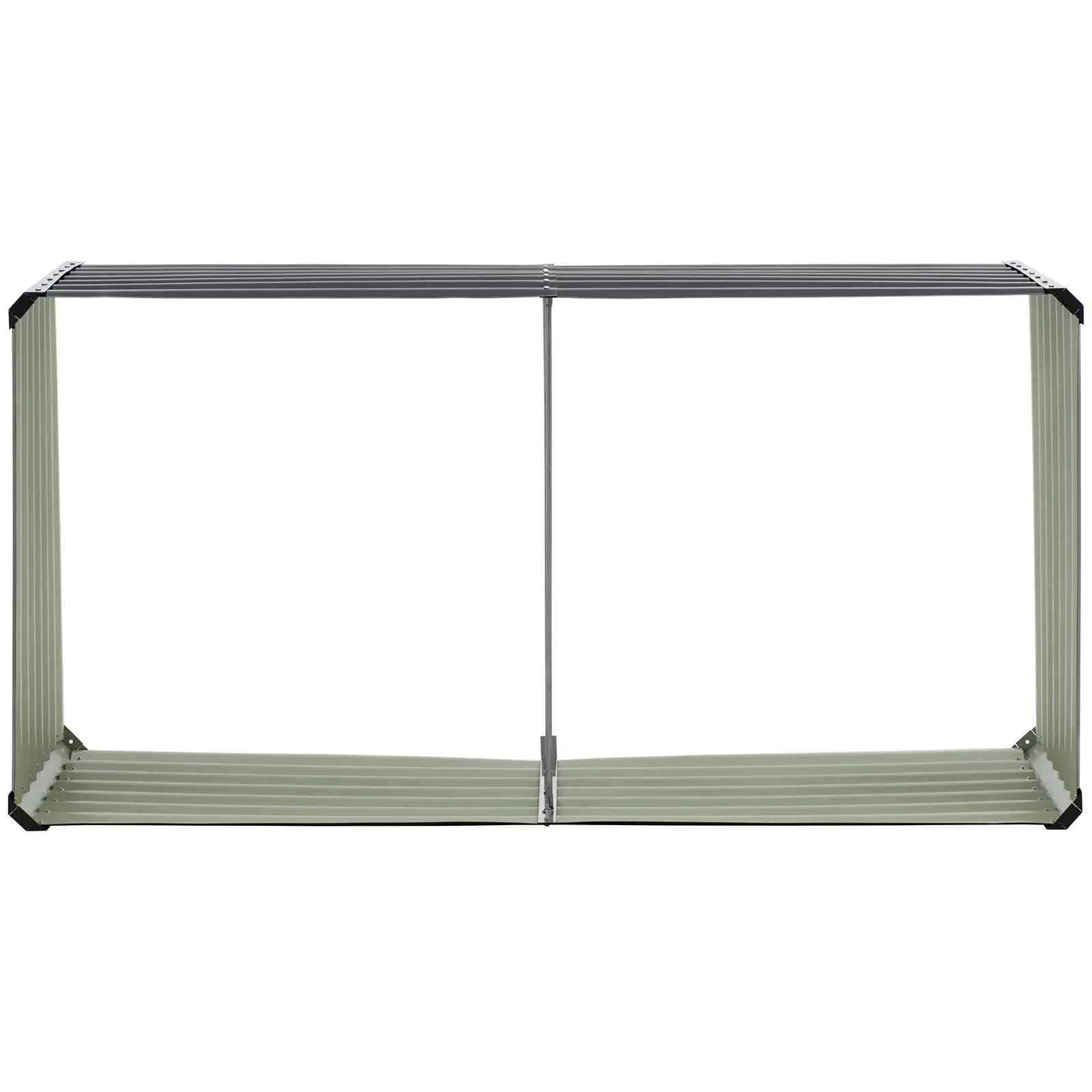 Metal Raised Garden Bed - 180 x 90 x 60 cm - steel (galvanised)