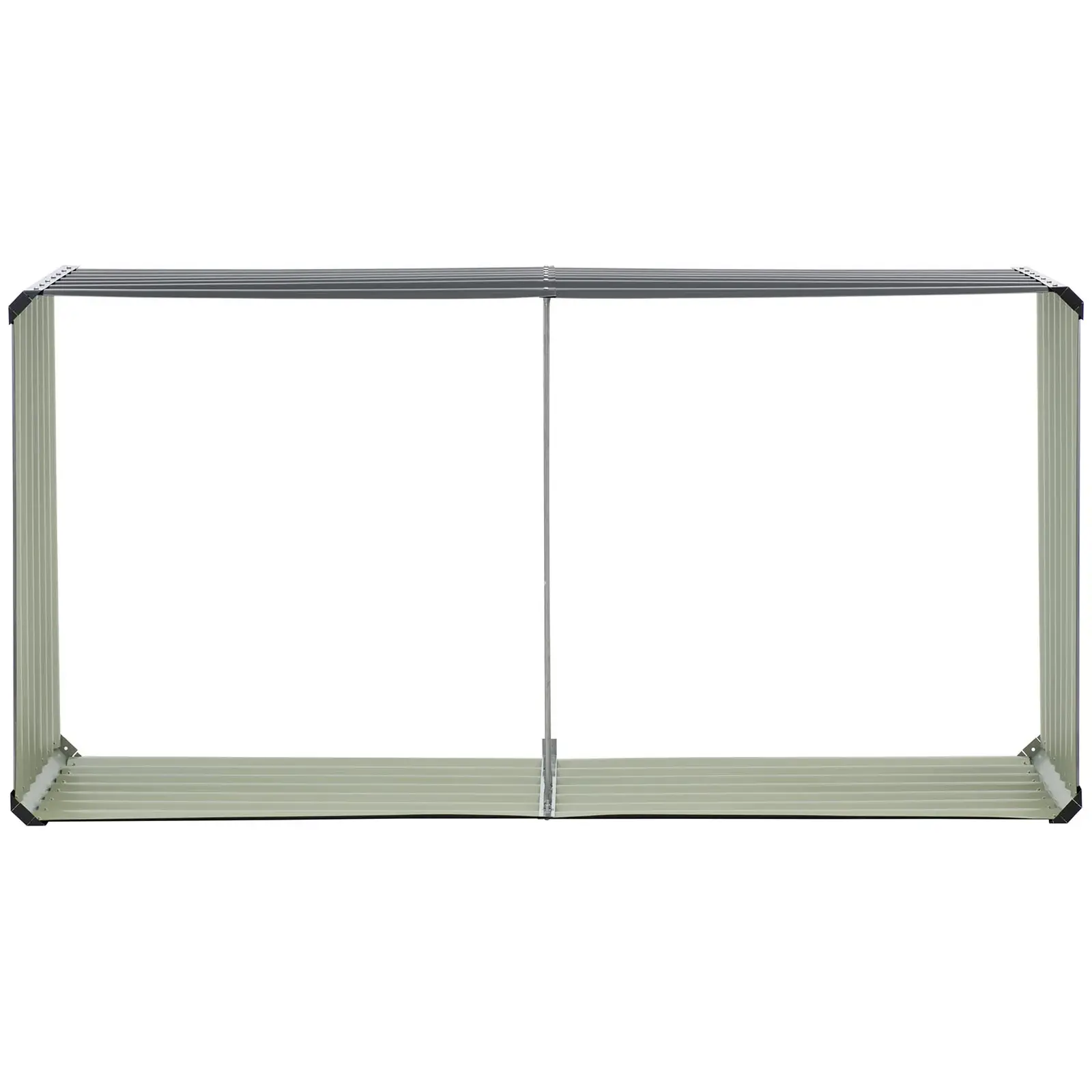 Metal Raised Garden Bed - 200 x 100 x 60 cm - steel (galvanised)