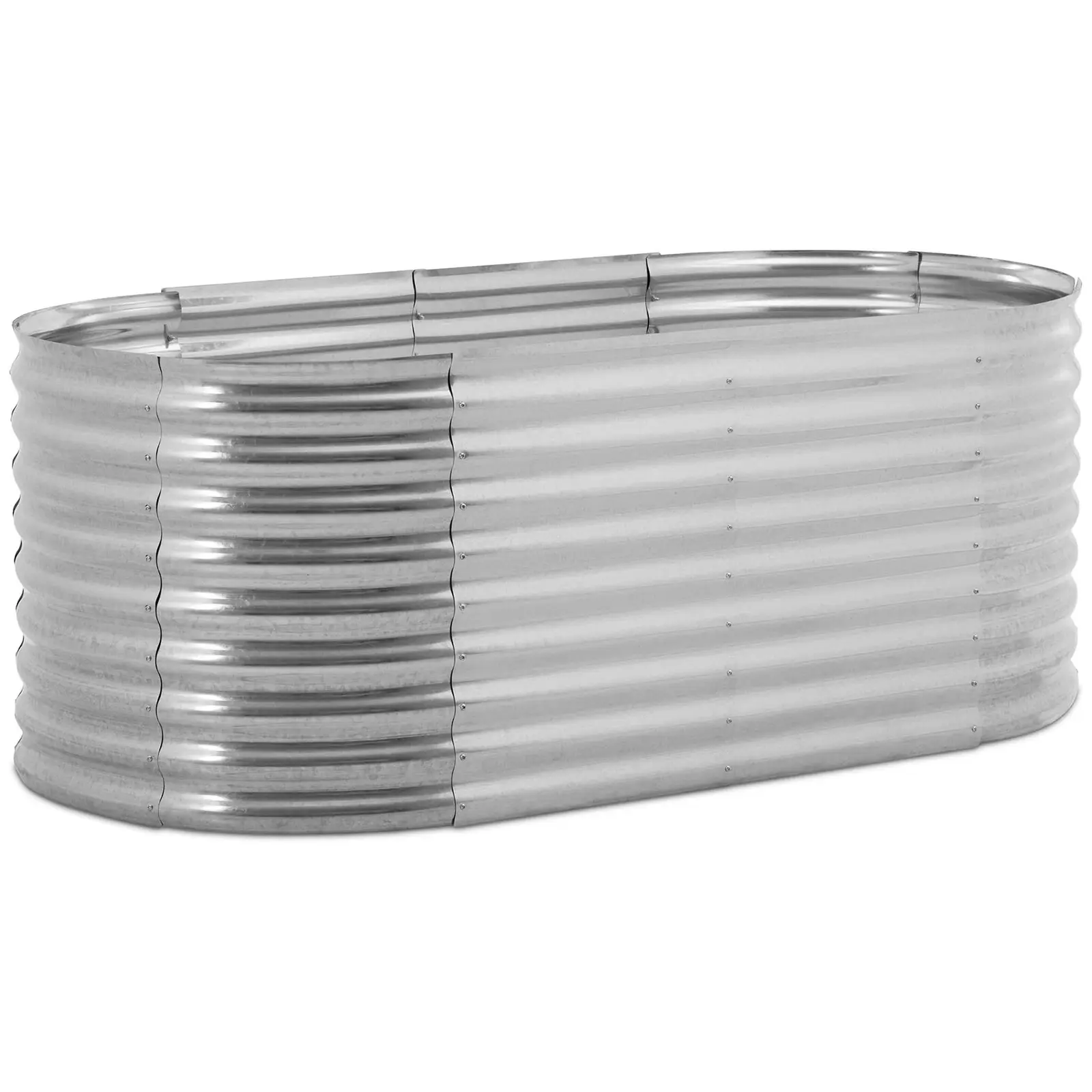 Metal Raised Garden Bed - oval - 202 x 78 x 100 cm - steel - Product Image