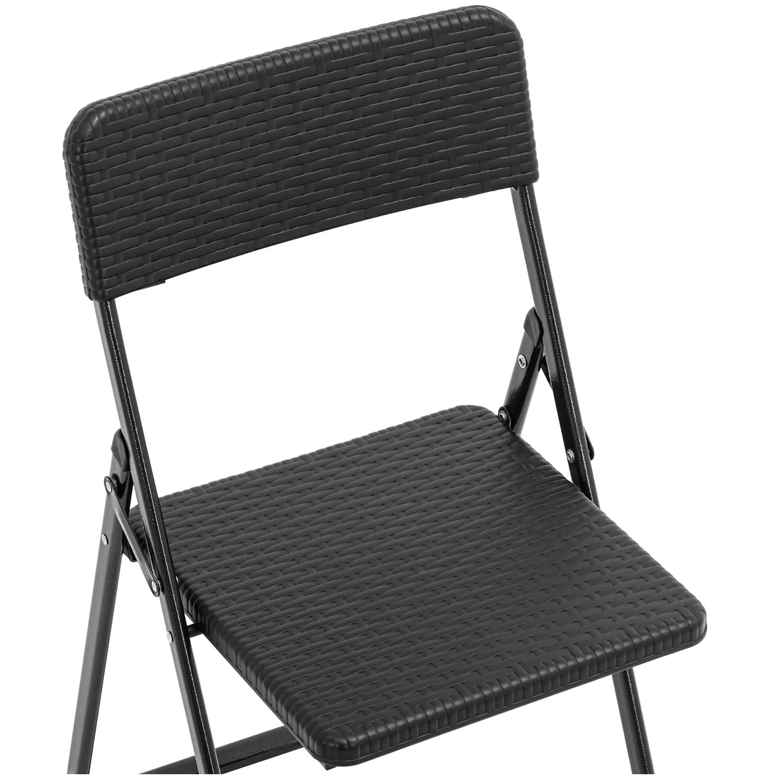 Kerti bútor szett - asztal 2 székkel - acél / HDPE - összecsukható