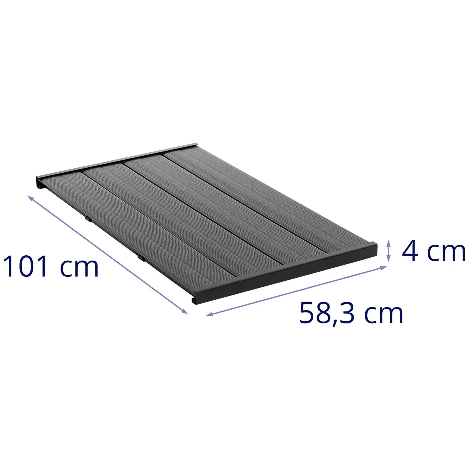 Base per doccia solare - 101 x 58.3 x 4 cm