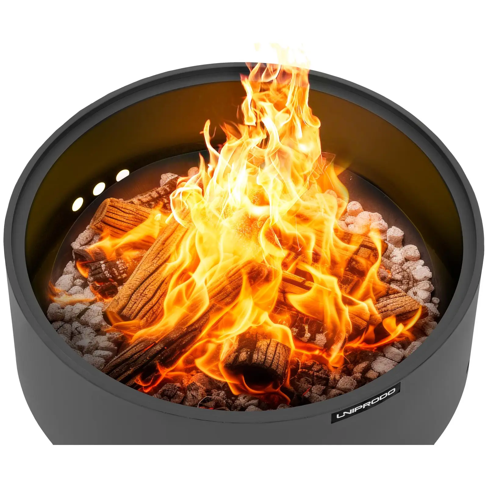 Zdjela za vatru - sa 2 rešetke za roštilj -60 x60 x36 cm