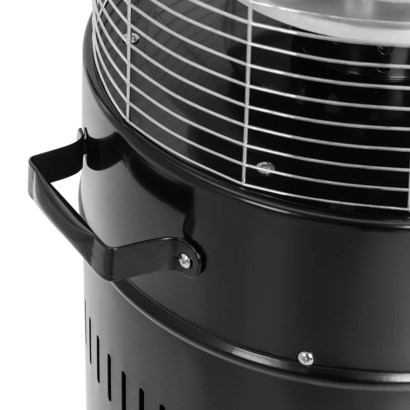 Dujinis terasos šildytuvas - 11 kW - 1370 mm - nerūdijantis plienas / plienas (Spalva: Juoda)