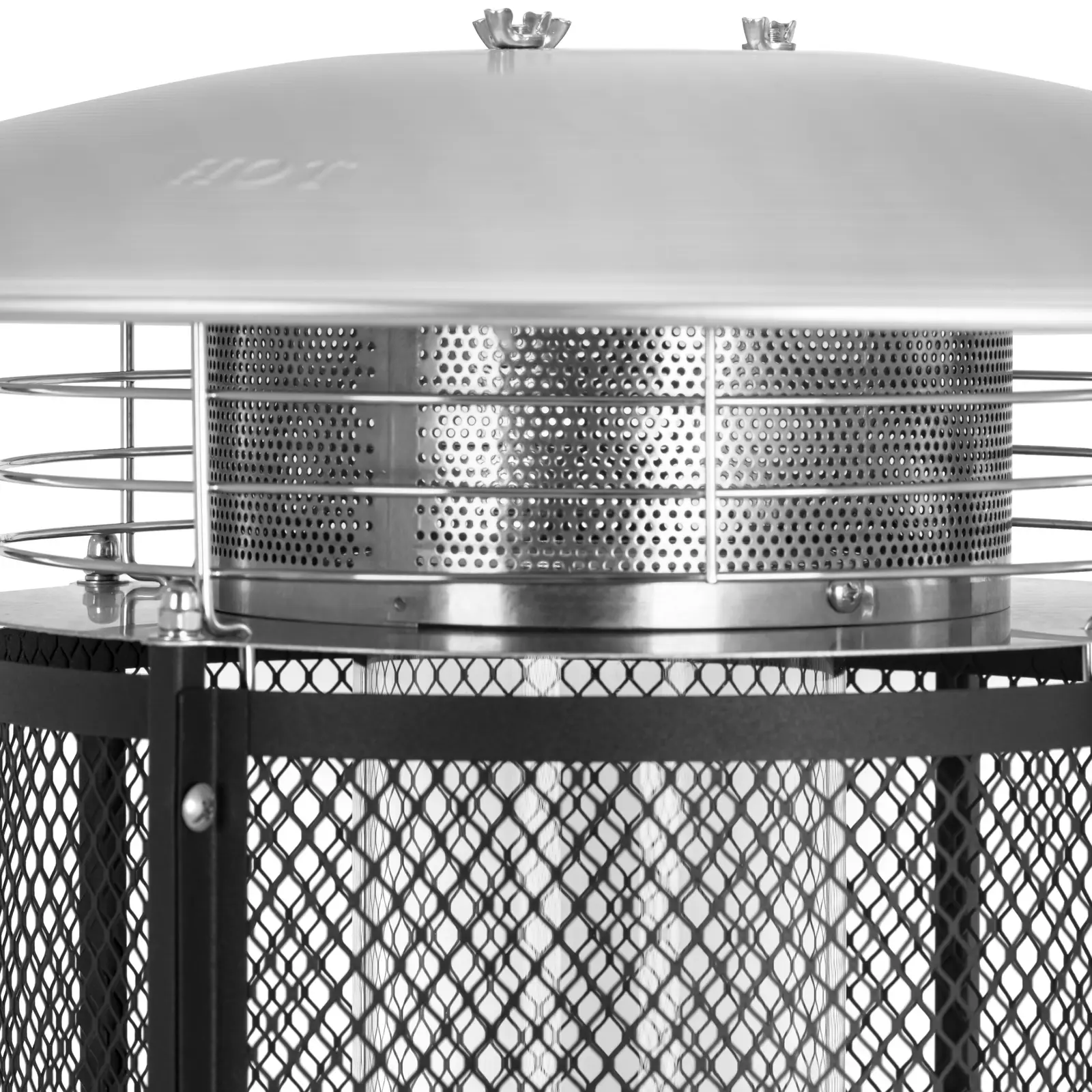 Chauffage extérieur gaz - 11 kW - hauteur 1 845 mm - inox (Puissance max.: 11 kW)