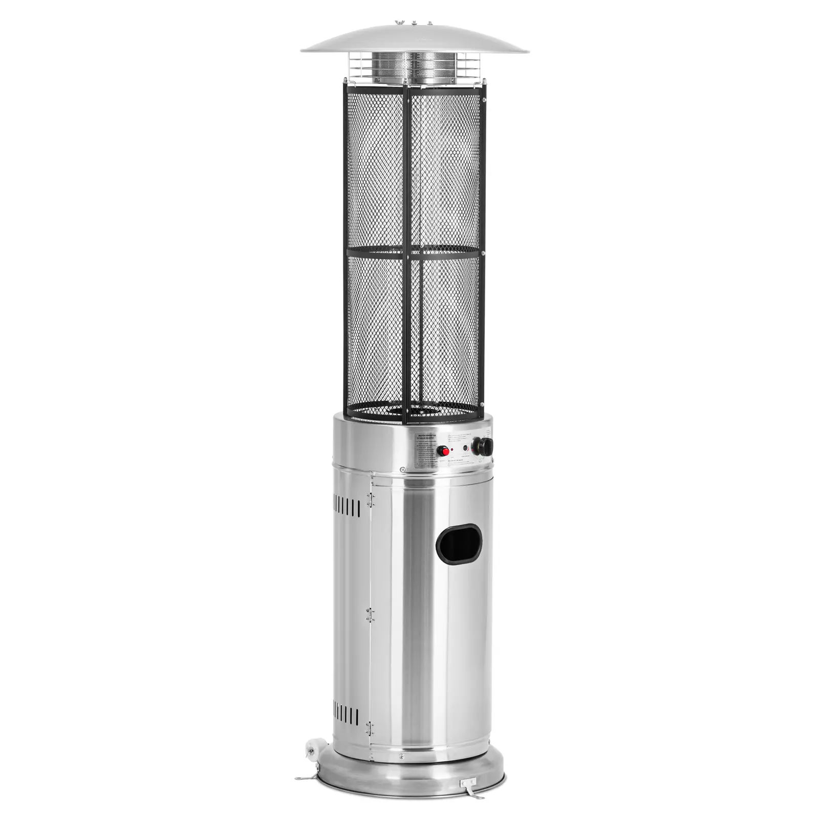 Gas Patio Heater - 11 kW - 1800 mm - stainless steel