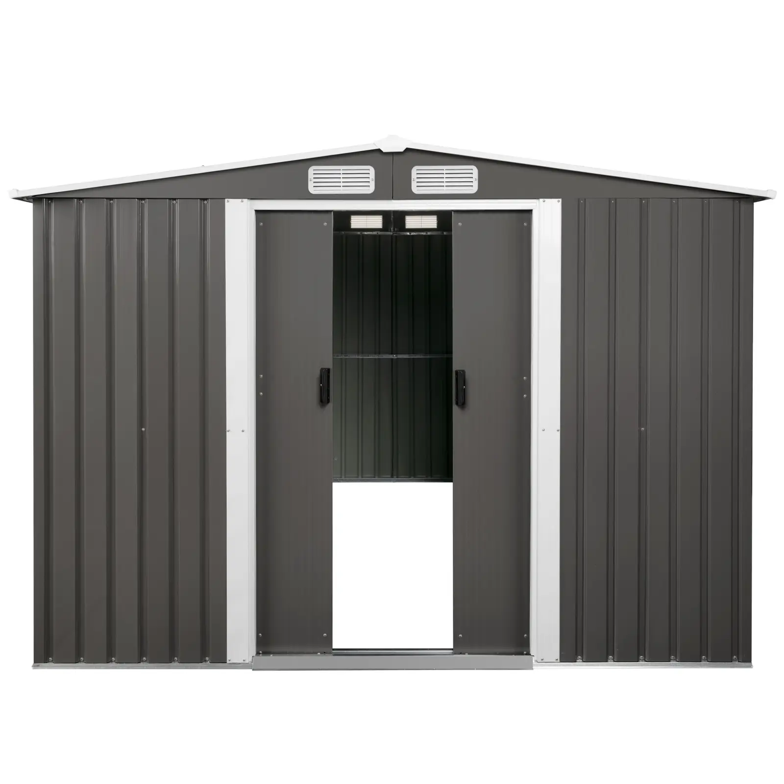 Abri De Jardin 1,3 M² Gris En Acier Galvanisé - Gamm Vert