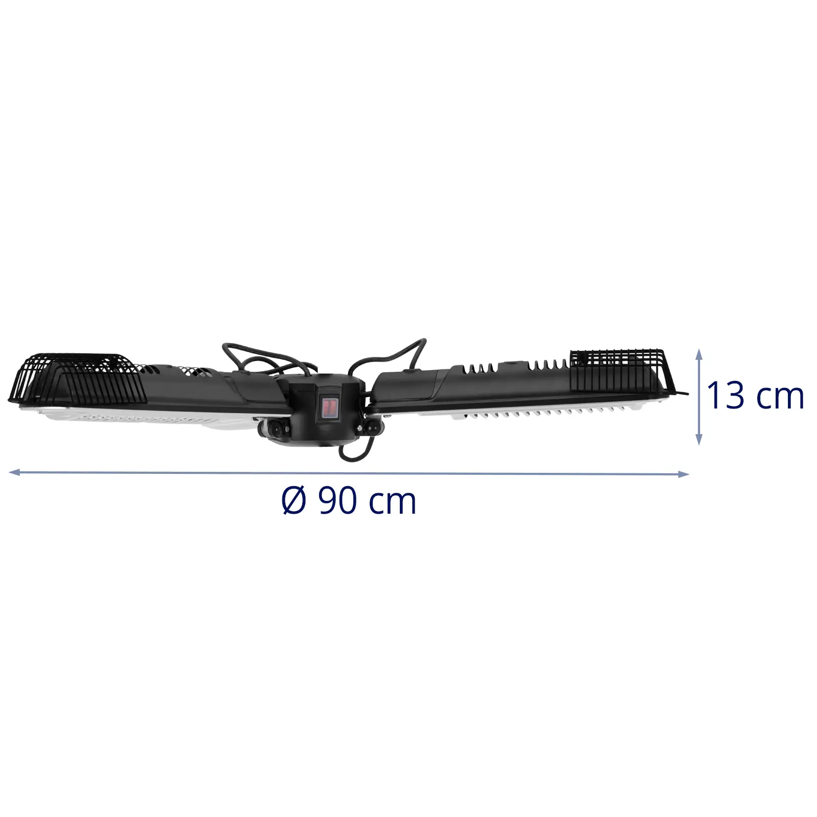 Infrarot Deckenheizstrahler - für Sonnenschirme - 2000 W