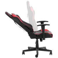 Sedia gaming - Con braccioli - Altezza e schienale regolabili - Con supporto cervicale e lombare.