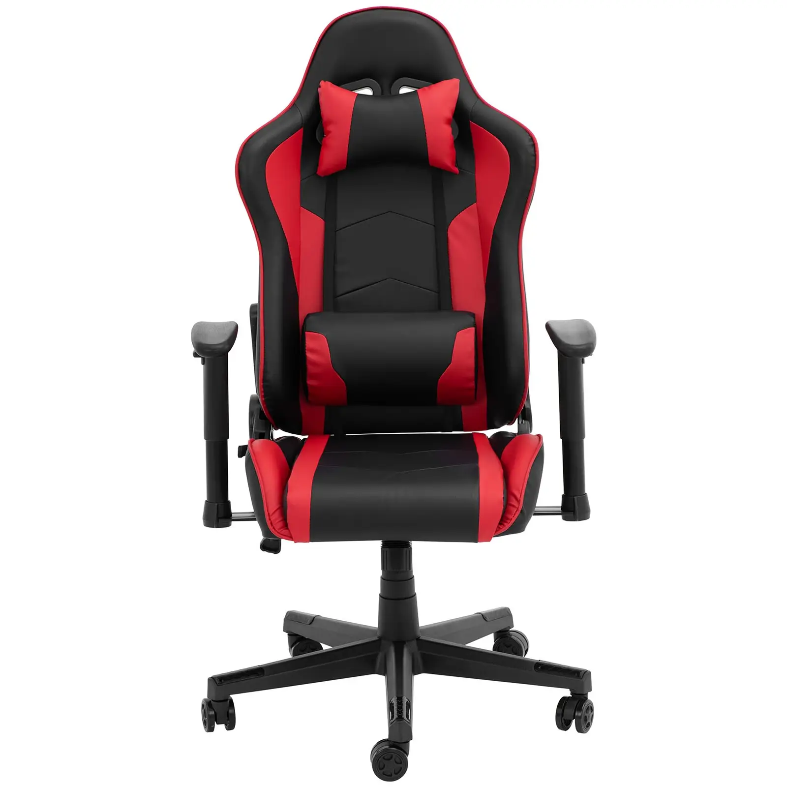 Gaming Chair - with armrests - adjustable height / backrest - incl. neck and lumbar support