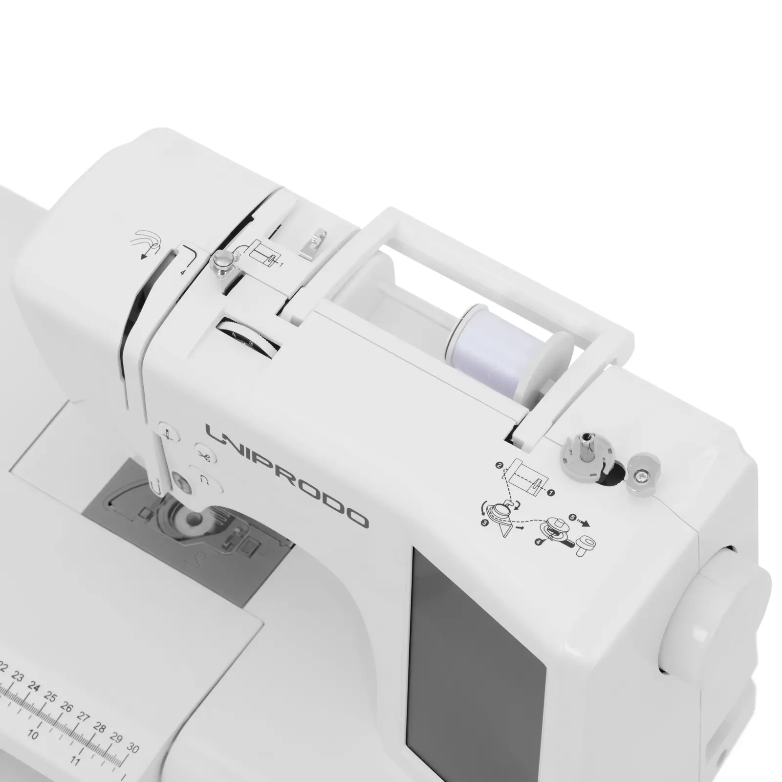 Sy- och broderimaskin - 160 stygn - 96 broderimönster - Touch-LCD