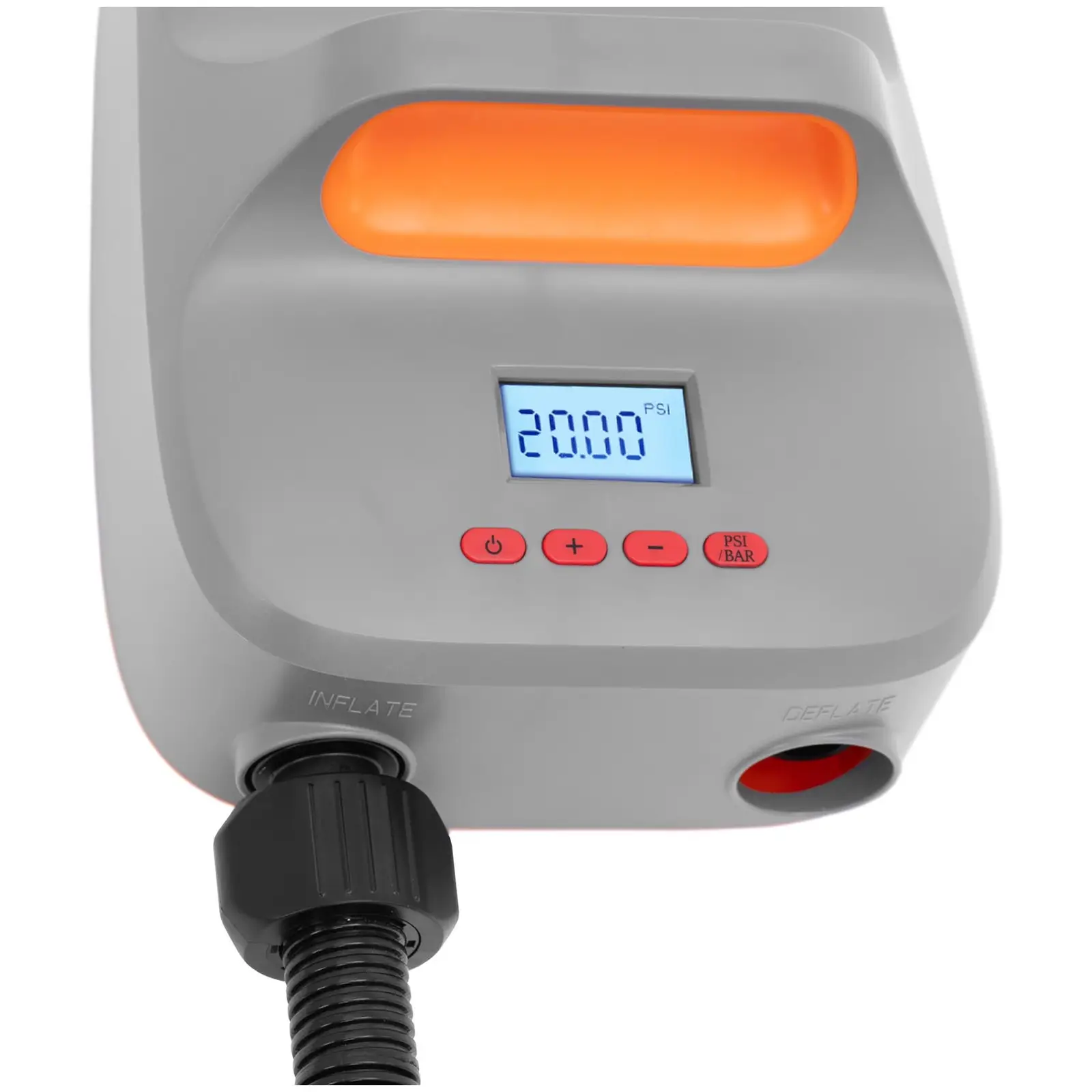 Elektromos SUP pumpa - autós csatlakozóval - 20 psi / 1,28 bar - 12 V - fogantyúval (Tápkábel: 2.8 m)