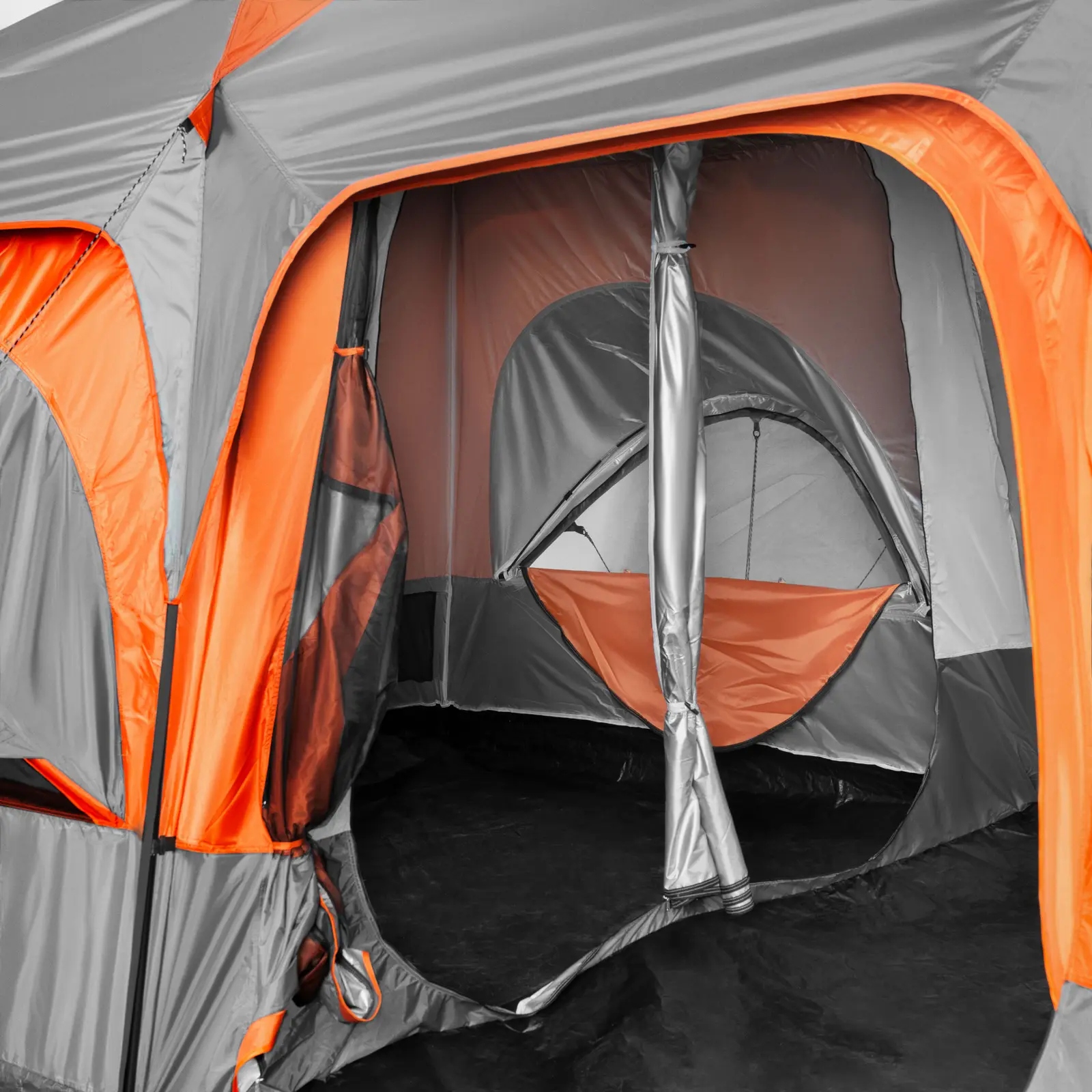 Family Tent - 3 compartments - Oxford fabric / fibreglass