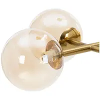 Plafonnier - 6 ampoules - boules de verre