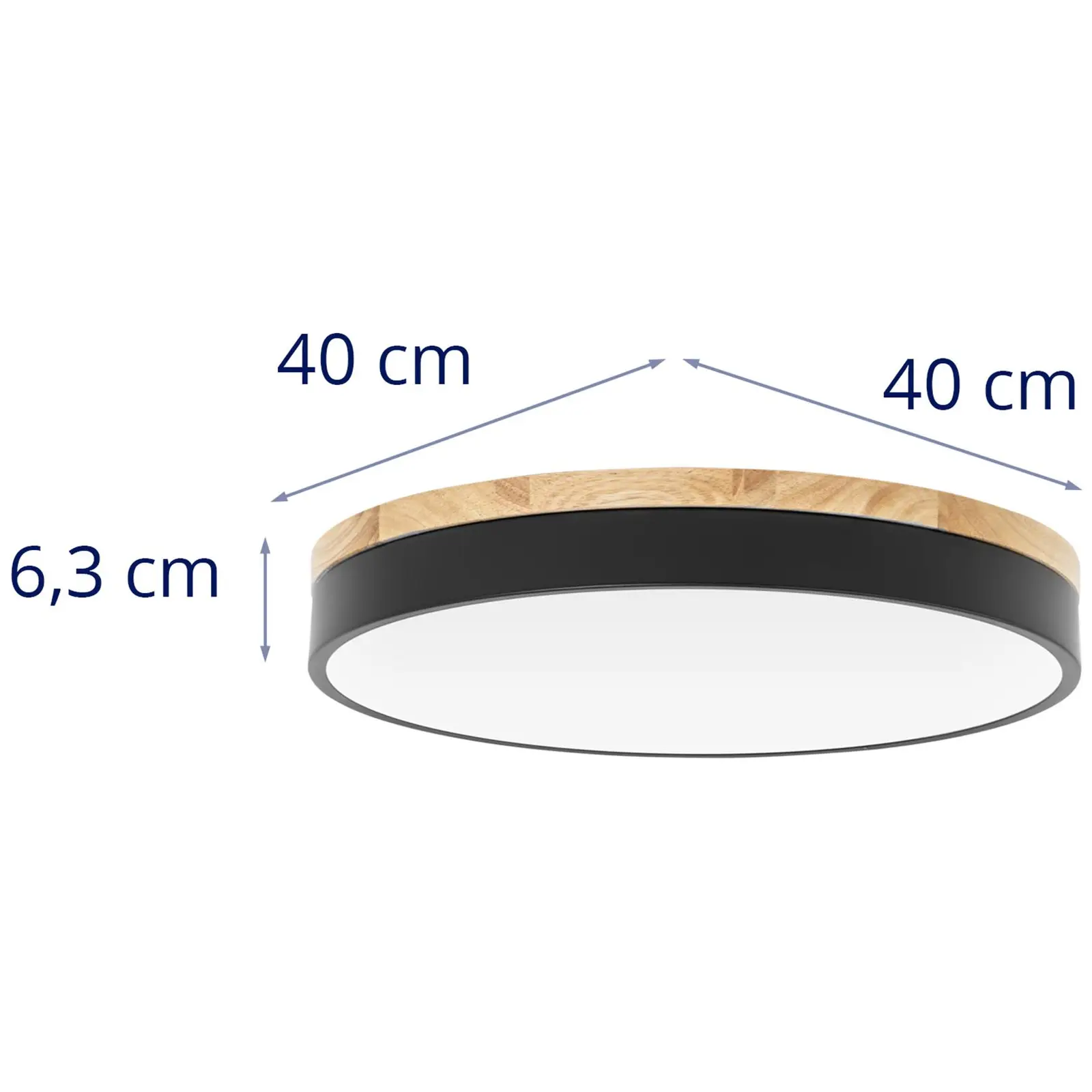 LED-taklampa - Ø 40 cm - 30 W - Fjärrkontroll
