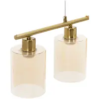 Függőlámpa - 4 izzó - üveg lámpaernyők