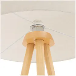 Stojacia lampa - látkové tienidlo - 40 W - výška 148 cm
