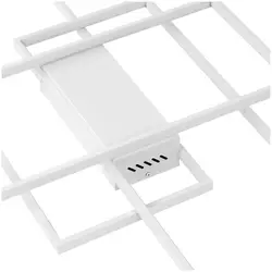 Candeeiro de teto - 3 retângulos sobrepostos - controlo remoto