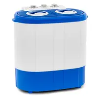 Portabel tvättmaskin - Med centrifugeringsfunktion - 2 kg - 190/135 W