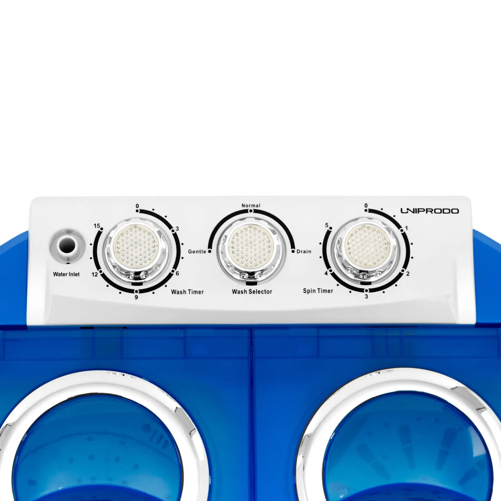 Μίνι πλυντήριο ρούχων - με λειτουργία στυψίματος - 2 kg - 190/135 W