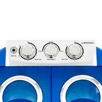 Mini máquina de lavar roupa - com centrifugadora - 2 kg - 190/135 W