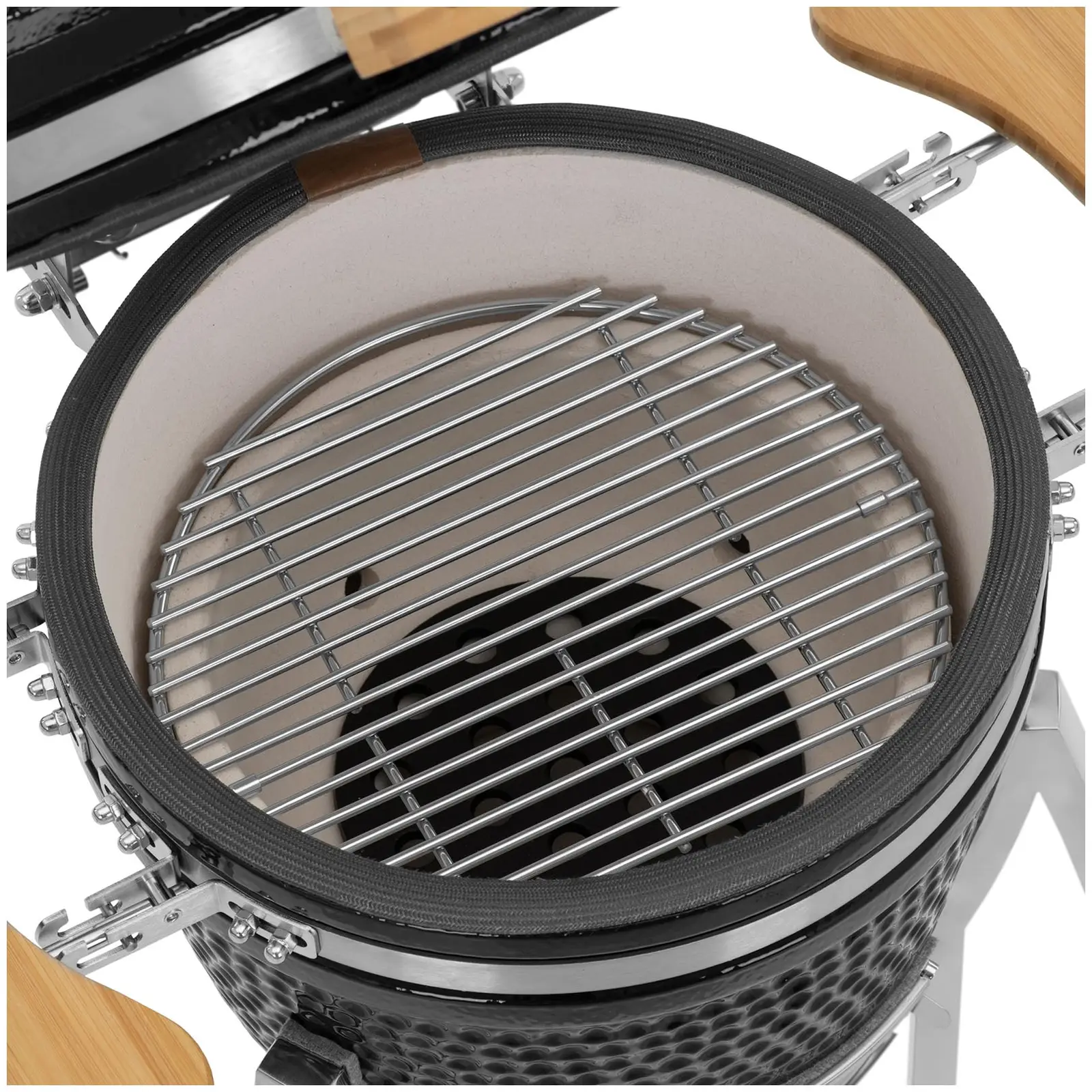 Kamado BBQ - keramisk grill - stor - ristdiameter: 32,5 cm