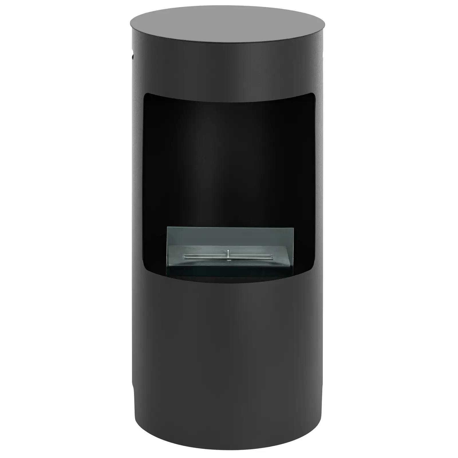 Cheminée éthanol - 1,2 l - sur pied (Couleur(s): Noir)