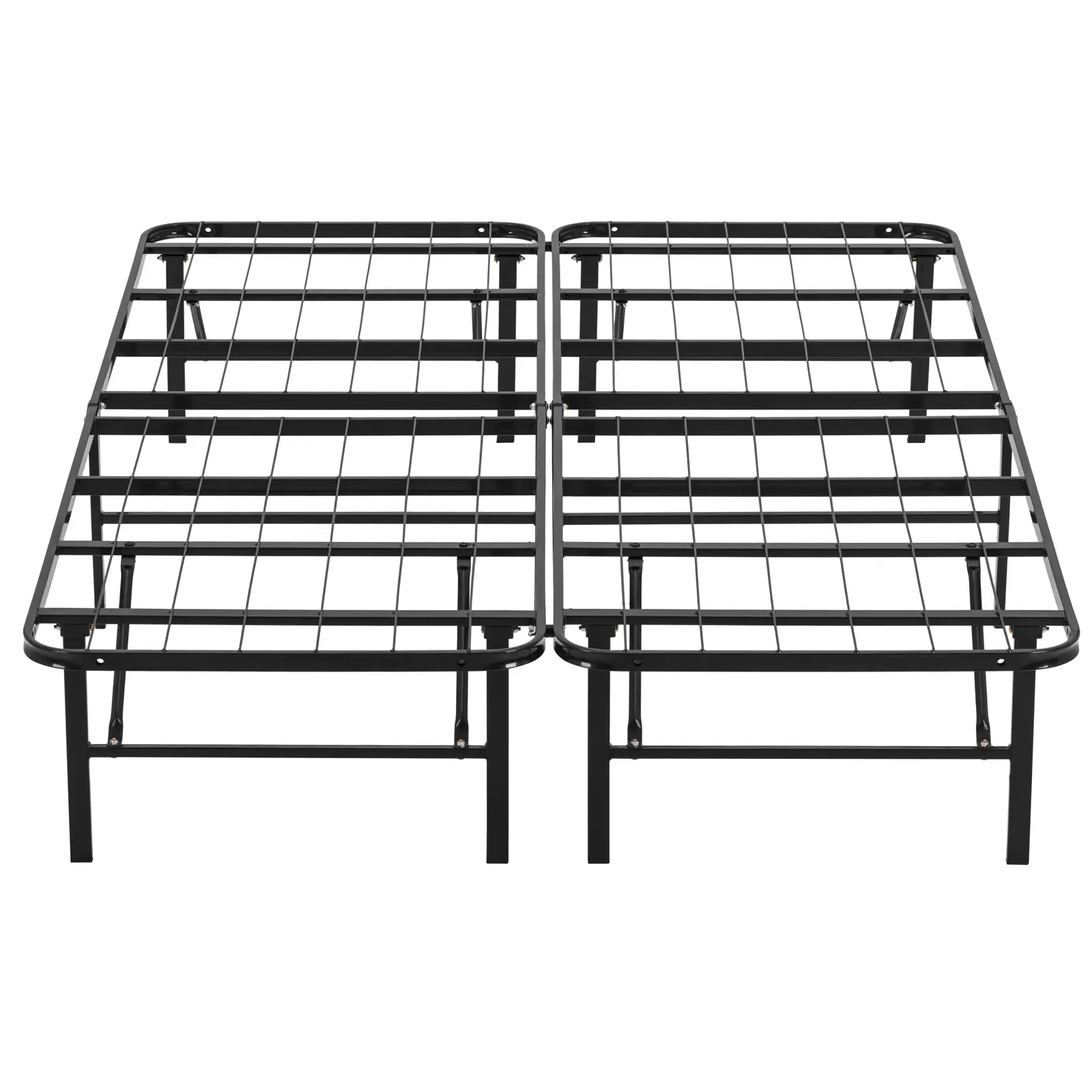 Platform Bed - folding - 140 x 200 cm - 400 kg - steel - with storage space