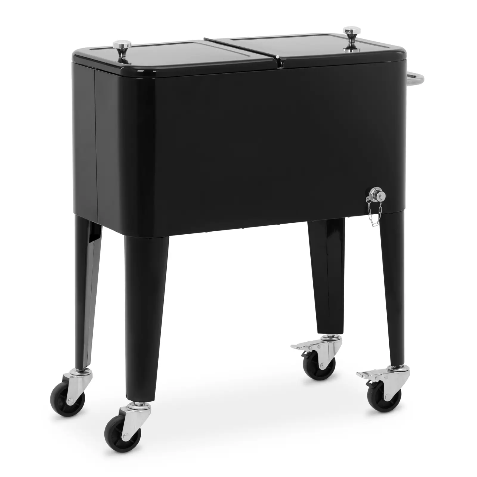 Cool Box with Trolley - 57 L - bottle opener