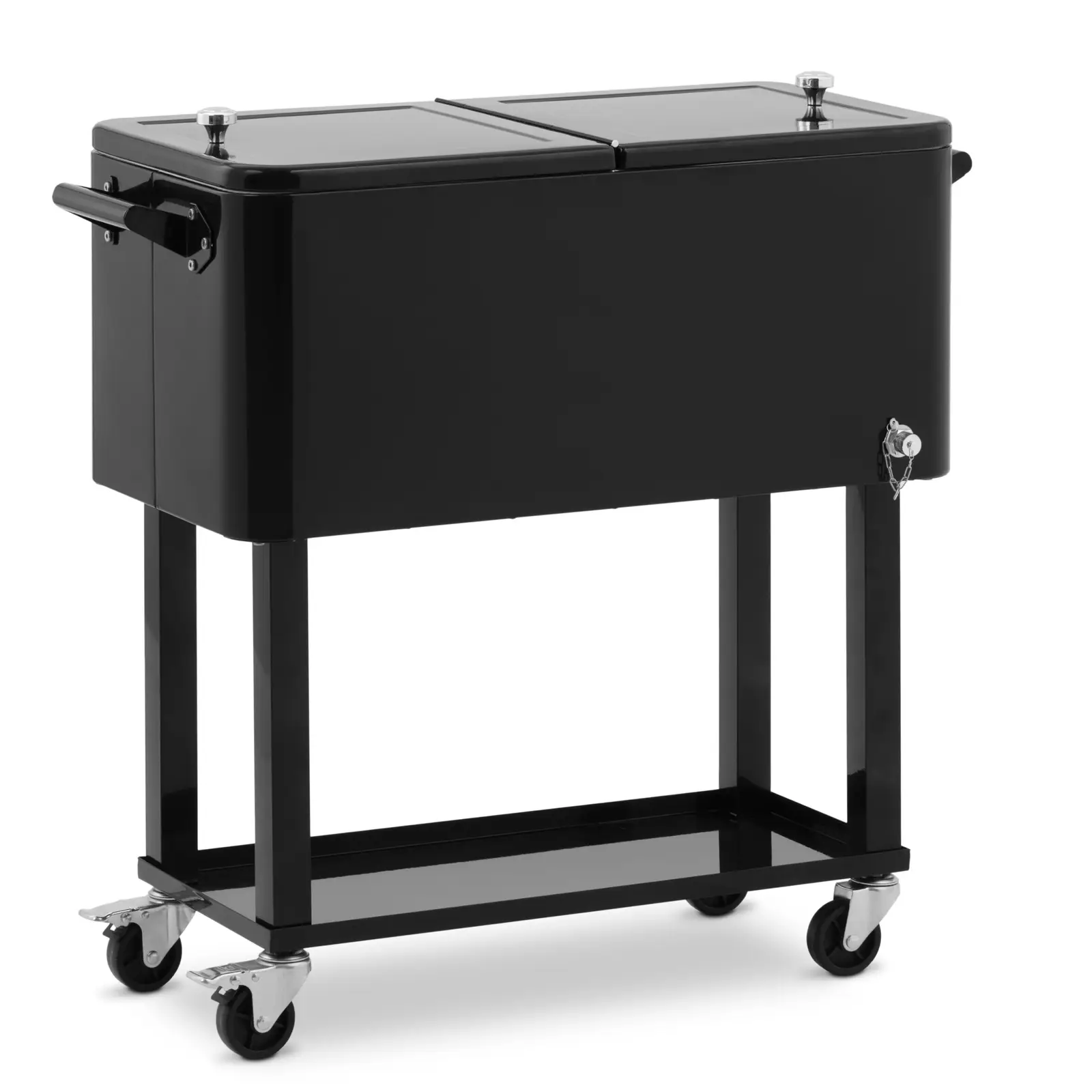 Cool Box with Trolley - 76 L - bottle opener