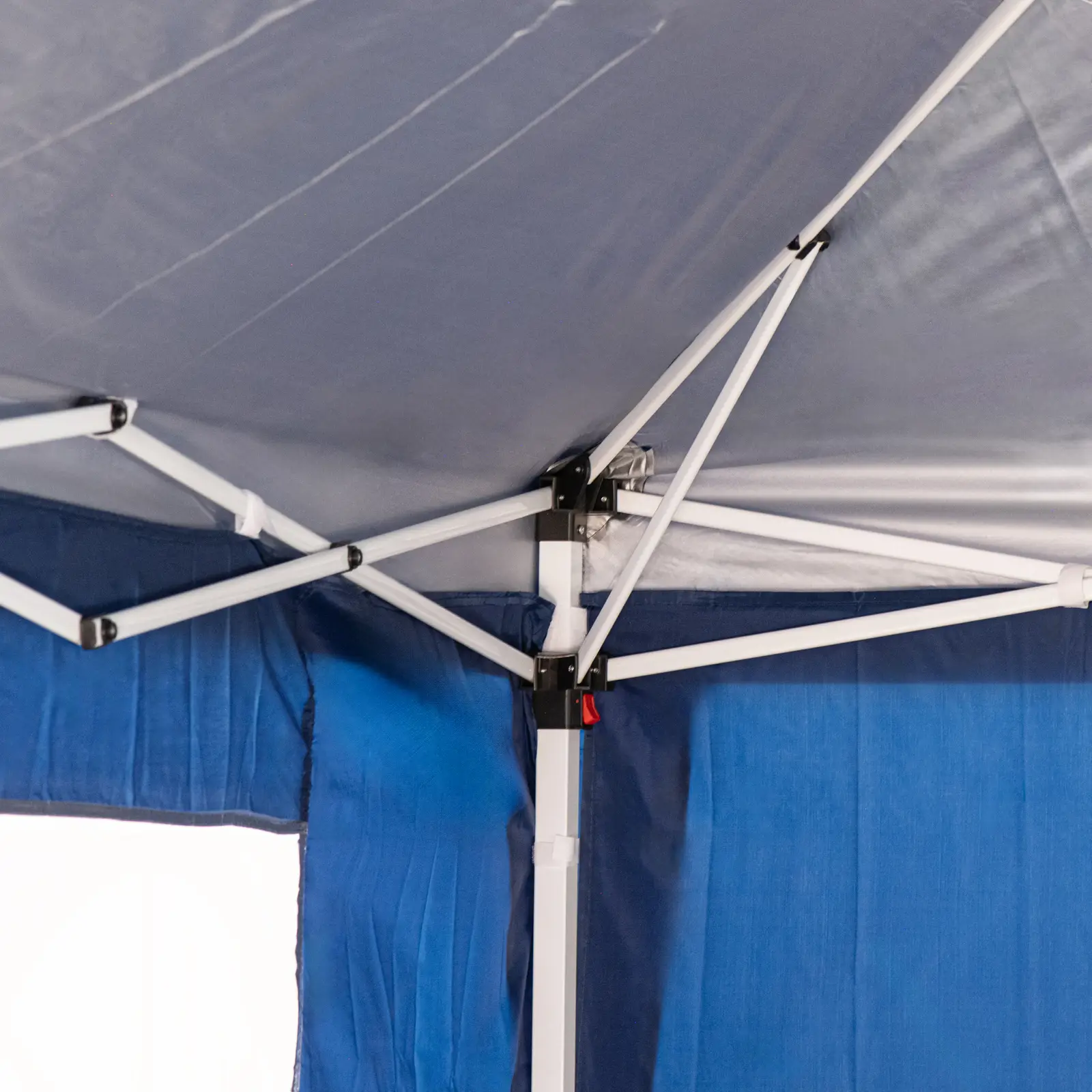 Carpa plegable con tejado y paredes laterales - 2,95 x 5,9 m - lona impermeable