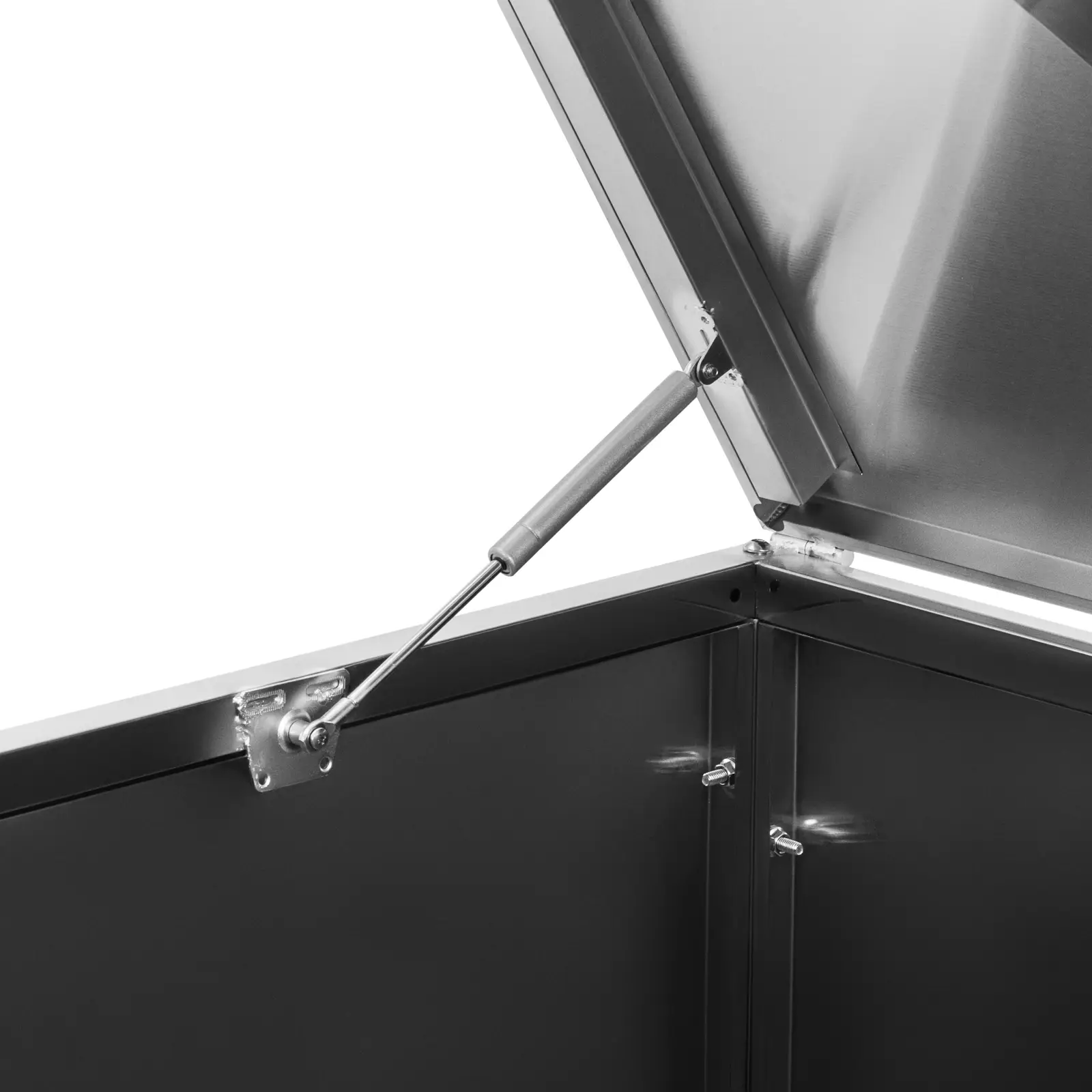 Box na popelnice - 4 x 240 l - větrací otvory (Objem: 960 l)