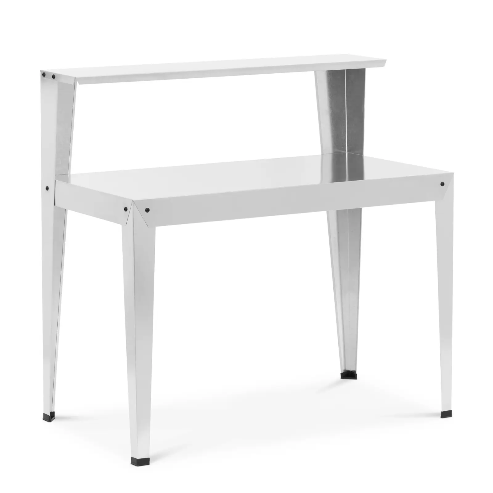 Potting Bench with Shelf - galvanised steel - 112 x 61 x 109 cm