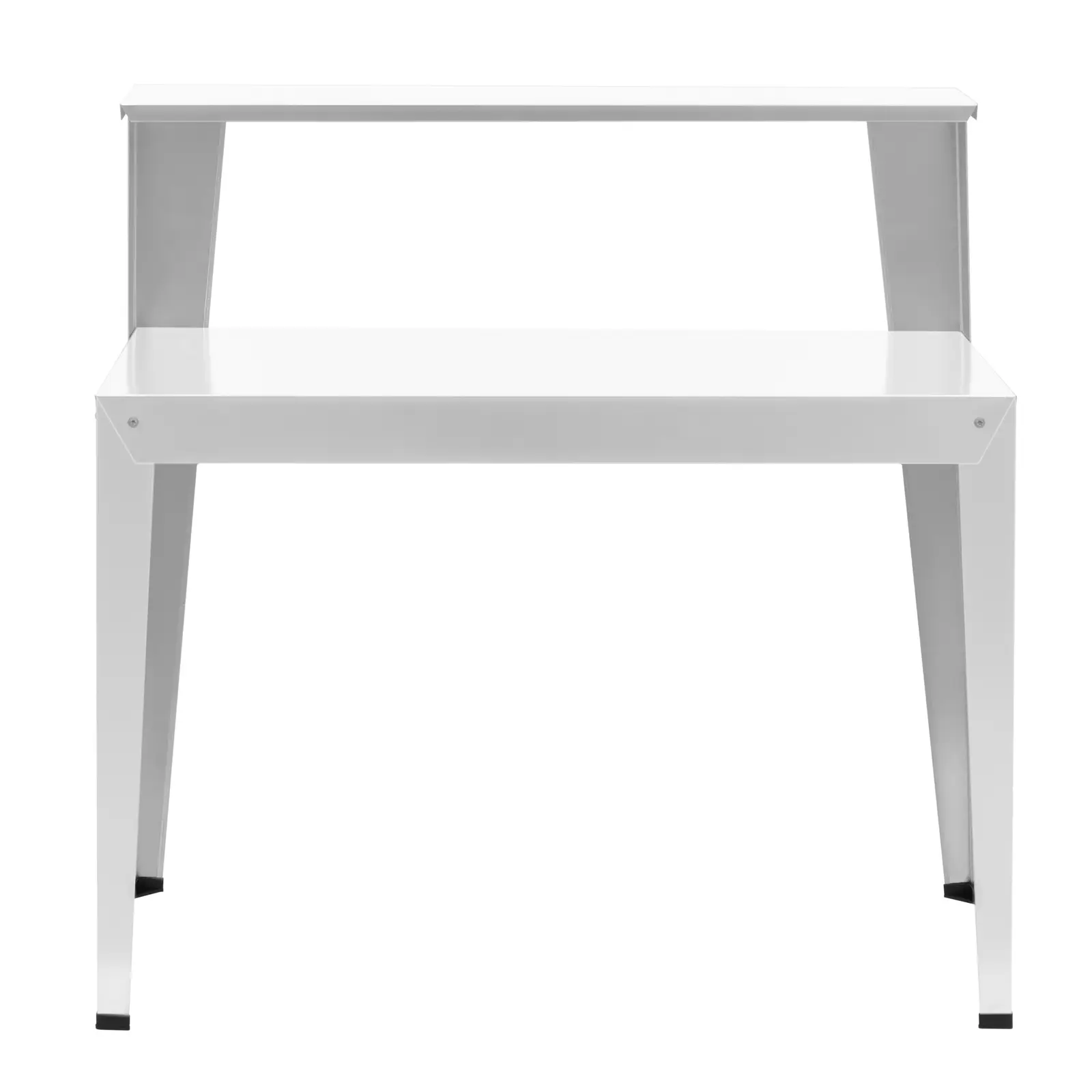 Přesazovací stolek s policí - pozinkovaná ocel - 112 x 64 x 110 cm (Barva: Stříbrná metalíza)