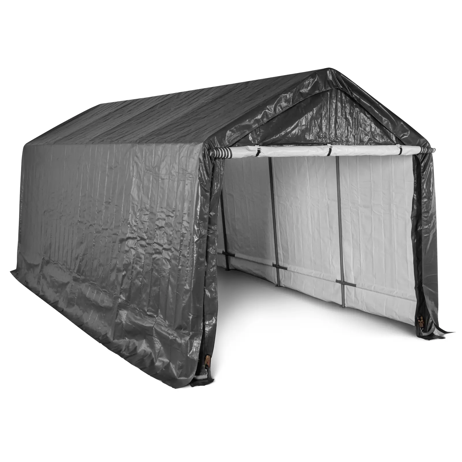 Portable Car Tent - interior: 300 x 600 cm - galvanised steel frame