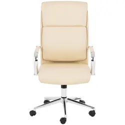 Fotel biurowy - obrotowy - jasnobrązowy